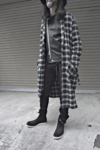 New Zealand Lamb Full Vegetable Tanned Scraping Double Riders Boots