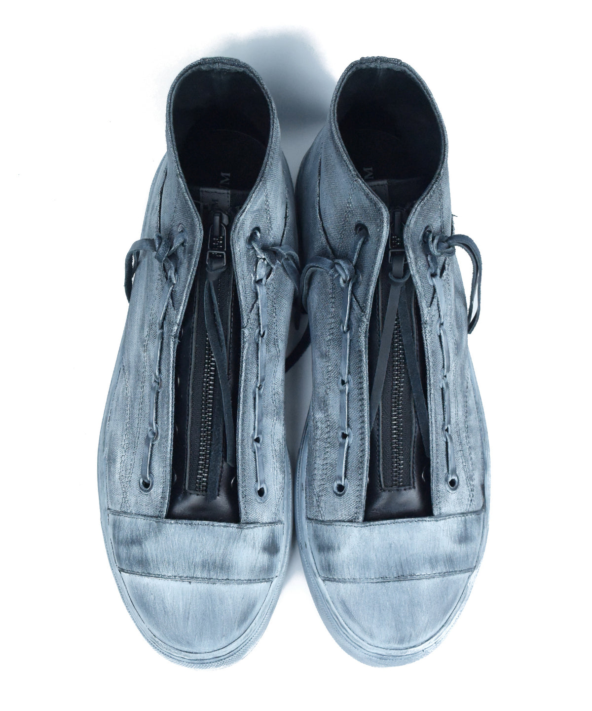 レザージップタン スニーカー BLACK REVOLT 2 / CLOUDY WHITE