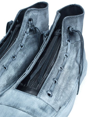 レザージップタン スニーカー BLACK REVOLT 2 / CLOUDY WHITE