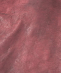 フルタンニン鞣し ジャパンカーフスキン Burning dyed - 燃焼製品染め FEVER シングルライダースジャケット - BURGUNDY