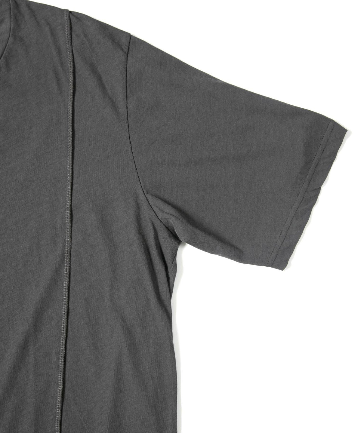 Hard Twist Cotton Oversize Crew Neck T-shirt - GRAY