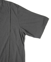 Hard Twist Cotton Oversize Crew Neck T-shirt - GRAY