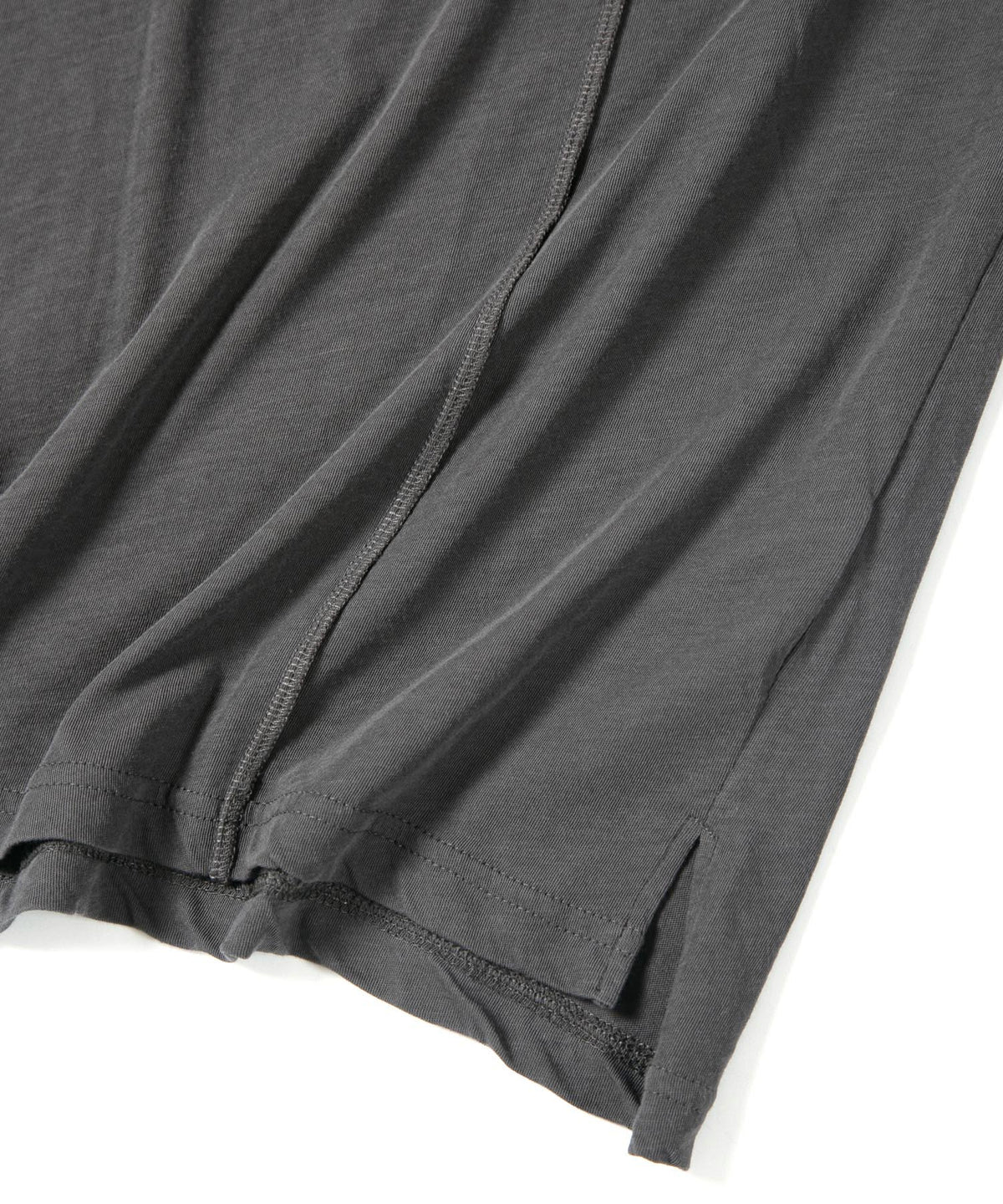 Hard Twist Cotton Oversize Crew Neck T-shirt - GRAY
