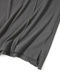 Hard Twist Cotton Oversize Crew Neck T-shirt - GRAY