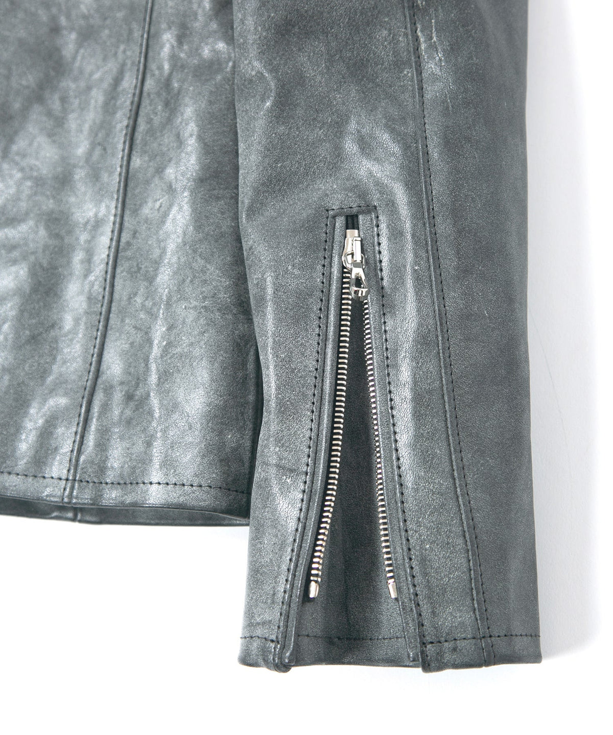 Waxed Pit Vegetable Full Tanned Shrank Horse hide Single Riders - WHITE