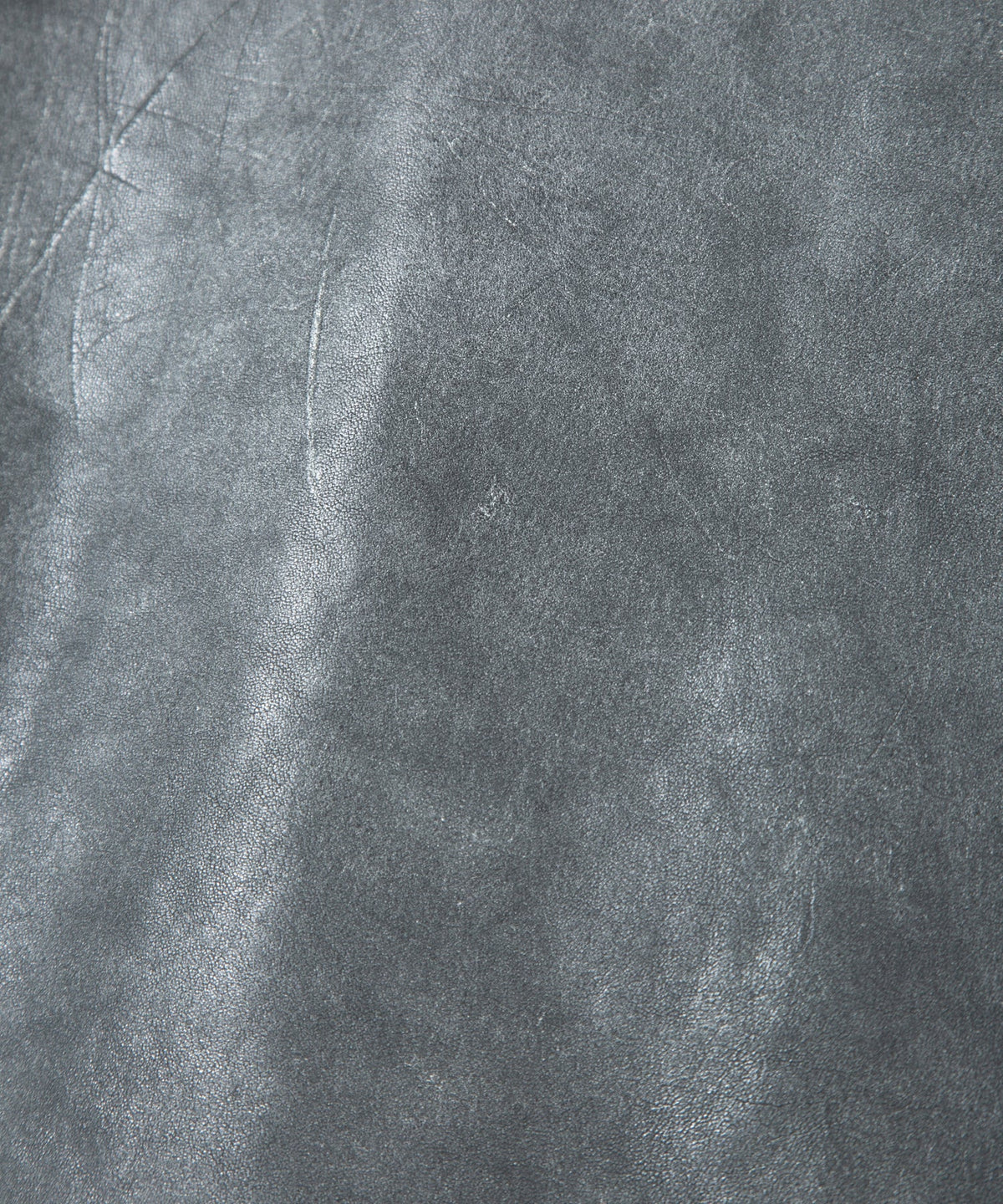 フルタンニン ピット鞣し シュリンク ホースハイド WAX仕上げ SPEEDER ダブルライダースジャケット - WHITE