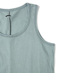 Natural Soft Cotton Tank Top - BLUE GRAY