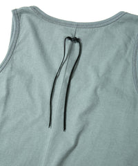 Natural Soft Cotton Tank Top - BLUE GRAY