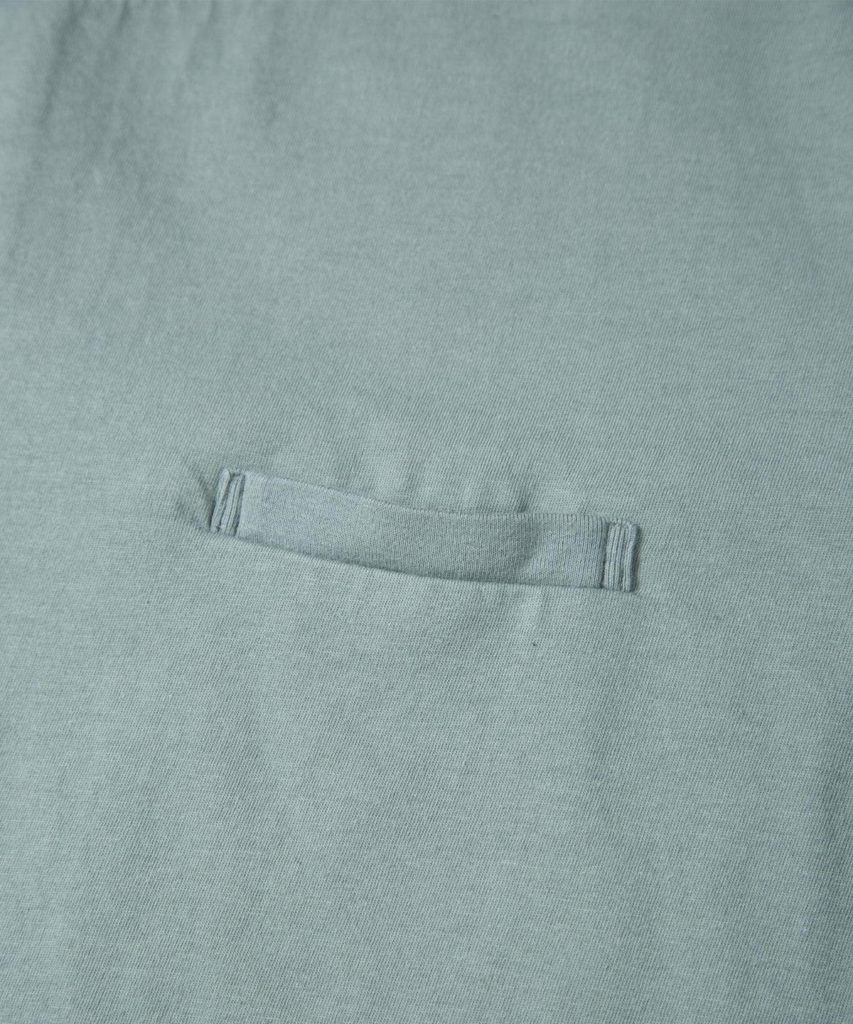 30/-ナチュラルソフト天竺 クルーネック Tシャツ - BLUE GRAY