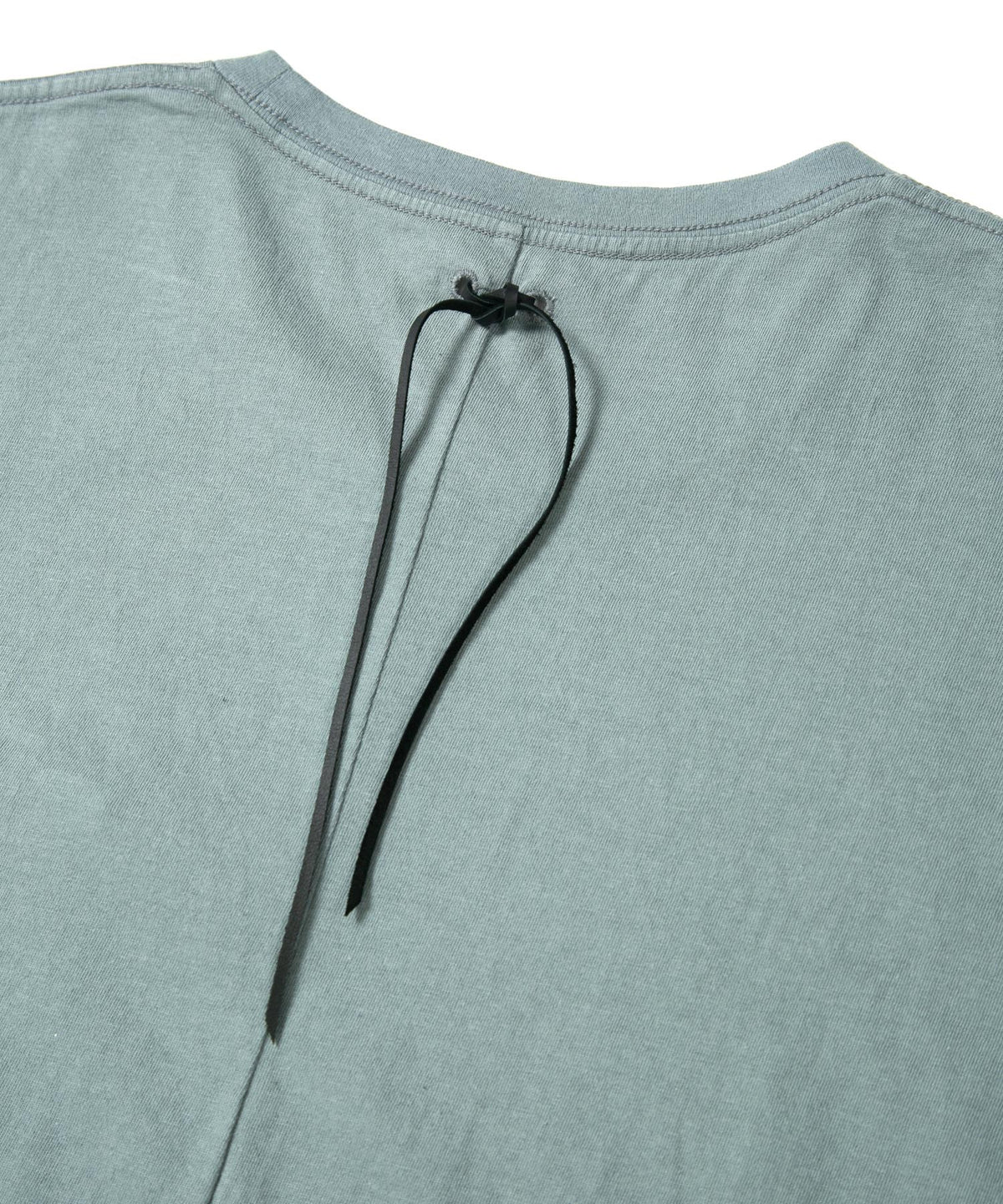 30/-ナチュラルソフト天竺 クルーネック Tシャツ - BLUE GRAY