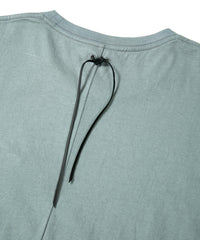 30/-ナチュラルソフト天竺 クルーネック Tシャツ - BLUE GRAY