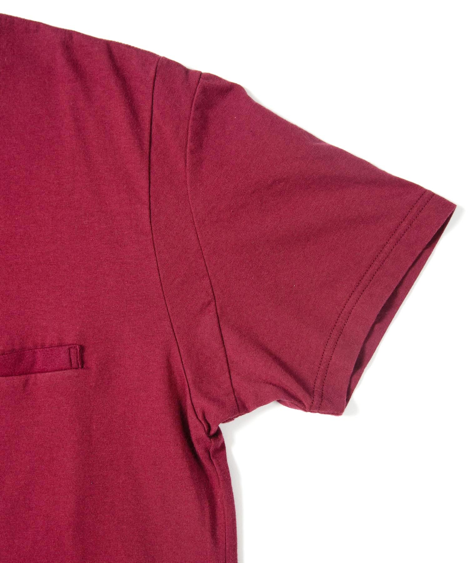 Load image into Gallery viewer, Natural Soft Cotton Crew Neck T-shirt - WINE