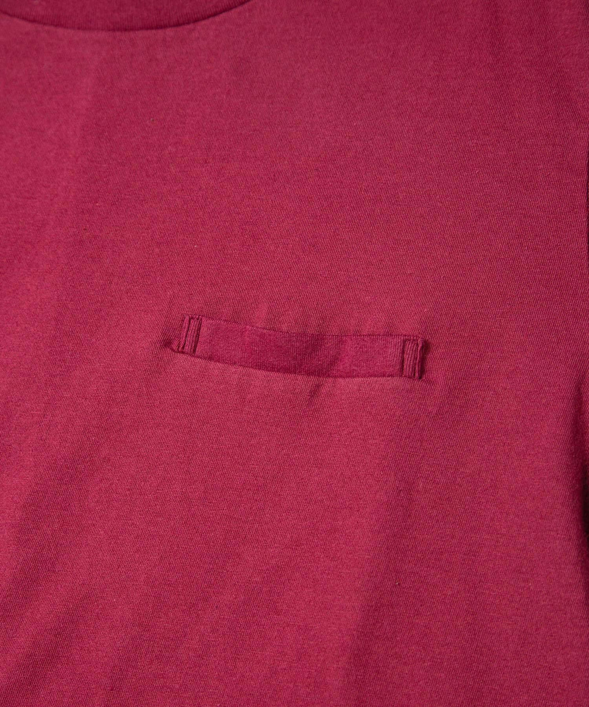 Natural Soft Cotton Crew Neck T-shirt - WINE