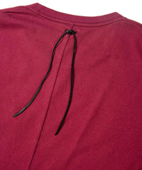 Natural Soft Cotton Crew Neck T-shirt - WINE