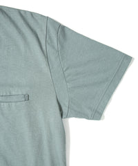 Load image into Gallery viewer, Natural Soft Cotton V neck T-shirt - BLUE GRAY