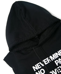 Load image into Gallery viewer, Tight Tension Heavy Weight Cotton Pile Fleece Sleeveless Hoodie - BLACK