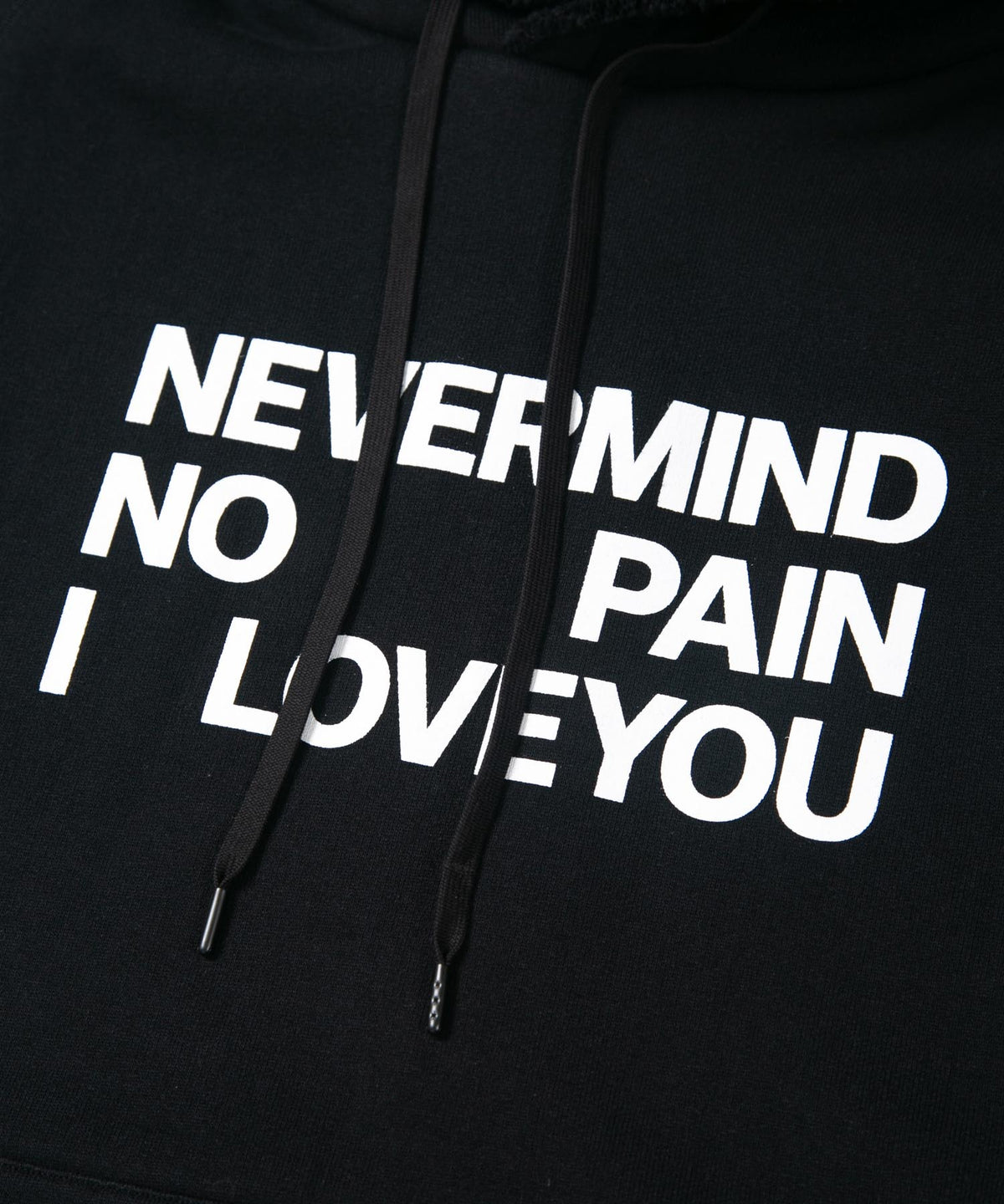 Tight Tension Heavy Weight Cotton Pile Fleece Sleeveless Hoodie - BLACK