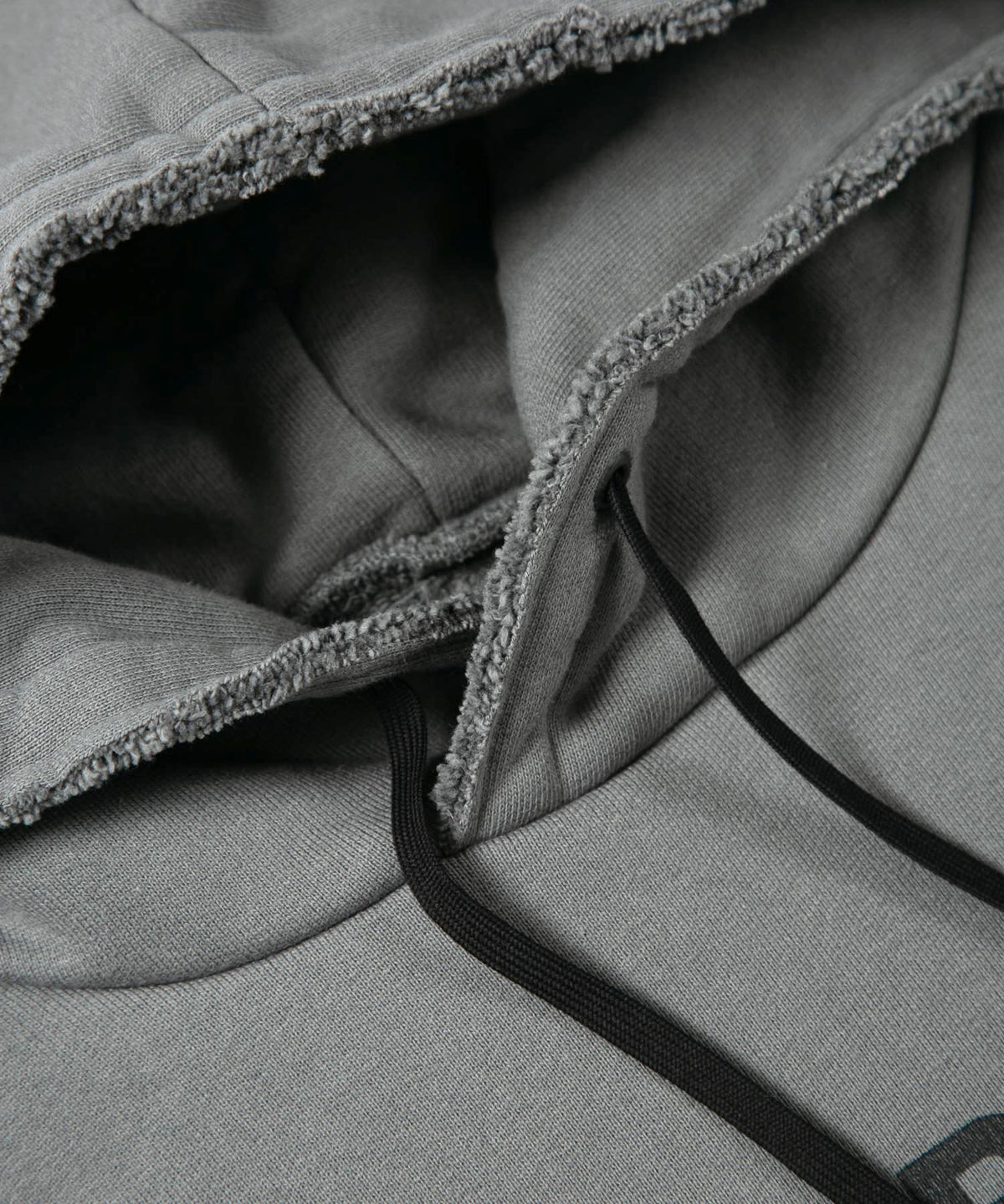 Tight Tension Heavy Weight Cotton Pile Fleece Sleeveless Hoodie - GRAY