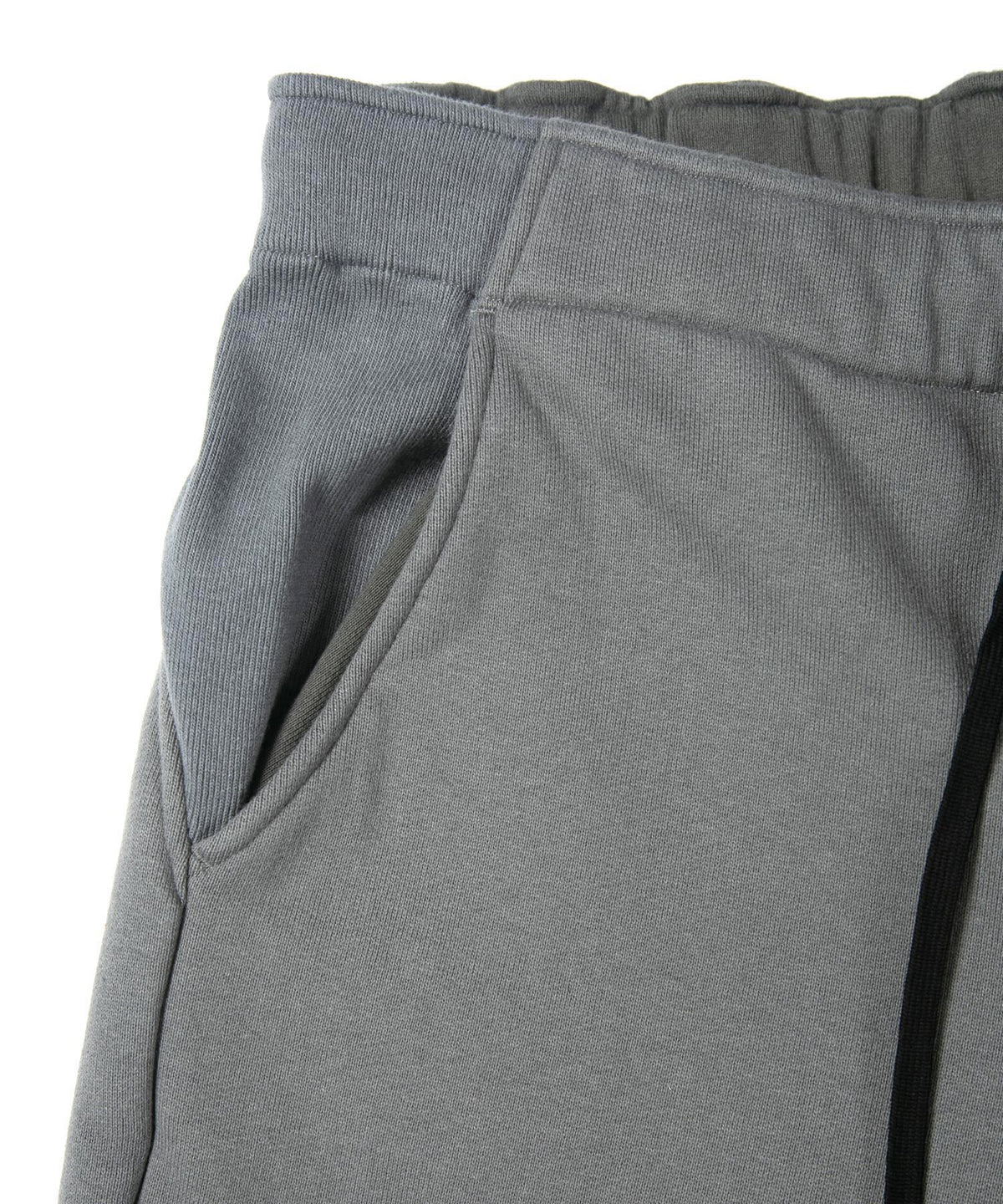 Tight Tension Heavy Weight Cotton Pile Fleece Shorts - GRAY