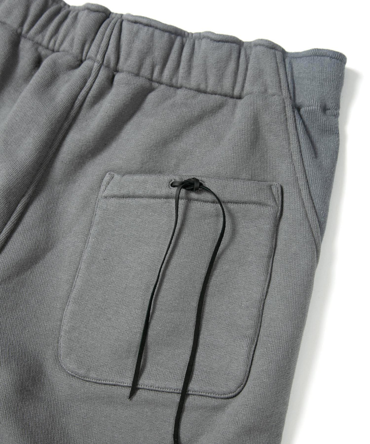 Tight Tension Heavy Weight Cotton Pile Fleece Shorts - GRAY