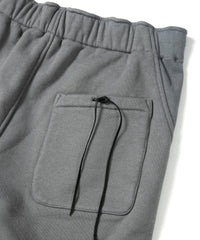 Tight Tension Heavy Weight Cotton Pile Fleece Shorts - GRAY