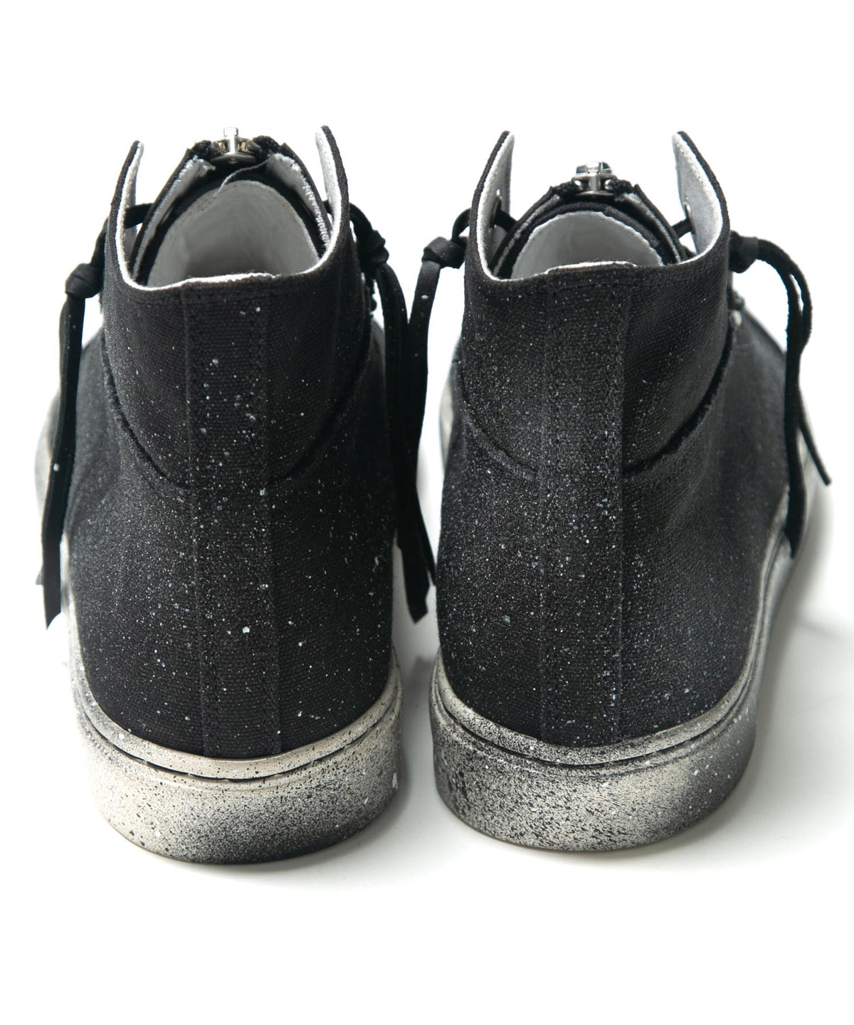 レザージップタン スニーカー BLACK REVOLT 2 / BLACK