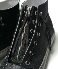 レザージップタン スニーカー BLACK REVOLT 2 / BLACK