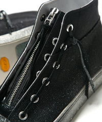レザージップタン スニーカー BLACK REVOLT 2 / BLACK