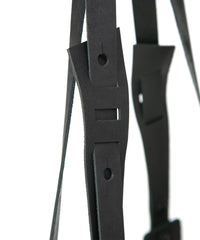 STRUM × T.A.S フルタンニン ピット鞣し シュリンク ホースハイド ショルダーバッグ  - BLACK