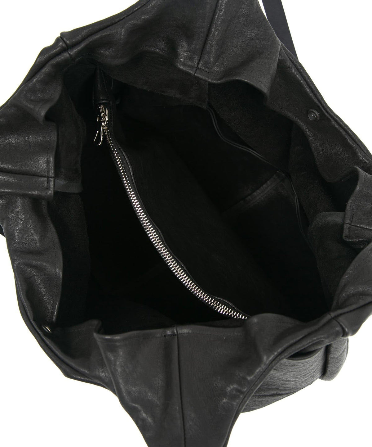 STRUM × T.A.S フルタンニン ピット鞣し シュリンク ホースハイド ショルダーバッグ  - BLACK