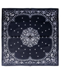 Cotton Bandana / Navy x White