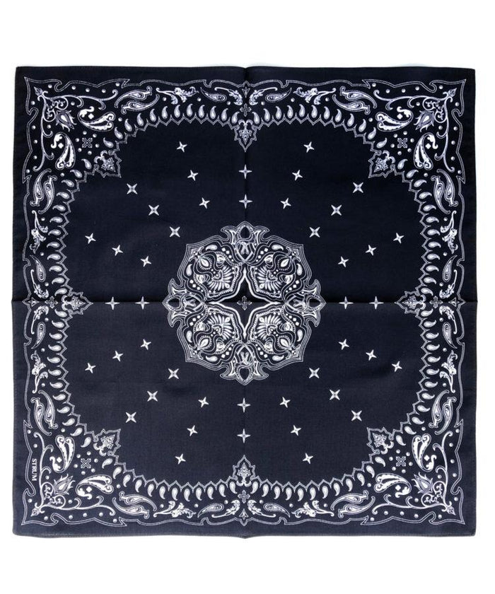 Cotton Bandana / Navy x White