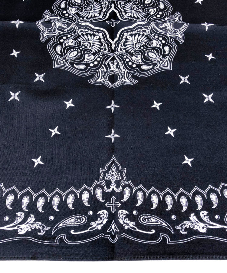 Cotton Bandana / Navy x White