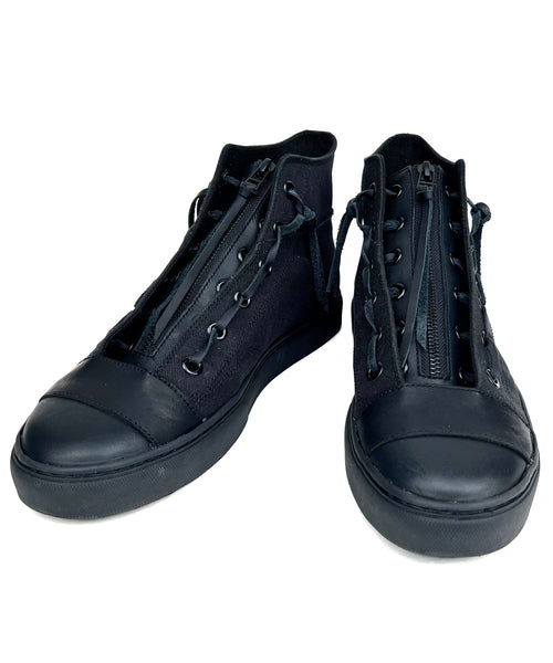 直営限定】レザージップタン スニーカー BLACK REVOLT 2 - ALL