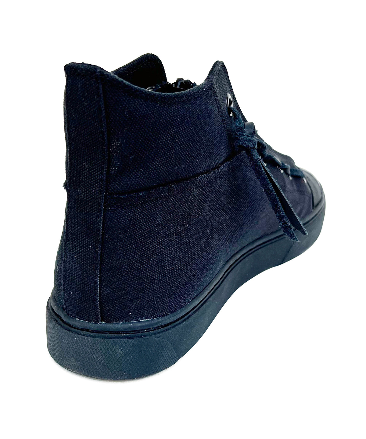 Leather Zip Tan Sneakers BLACK REVOLT 2 - ALL BLACK