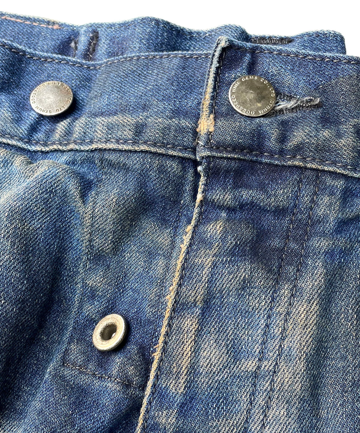 2店舗限定 12.5oz オーガニックコットン ストレッチデニム BOXY IGGY ボックスワイドストレート Burnyard（バーンヤード）加工 - INDIGO