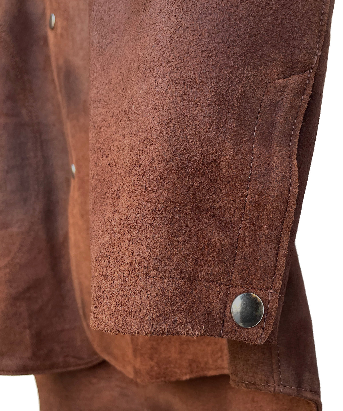 ジャパンカウ グレージングスエード TRAMPER トランパーコート - BROWN