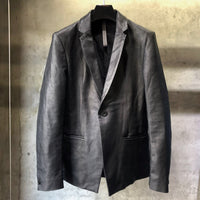Domestic Calf Skin Tailored Jacket