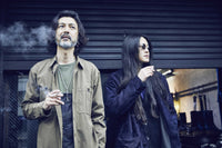 Domestic Calf Suede Over Coat / DARK PURPLE