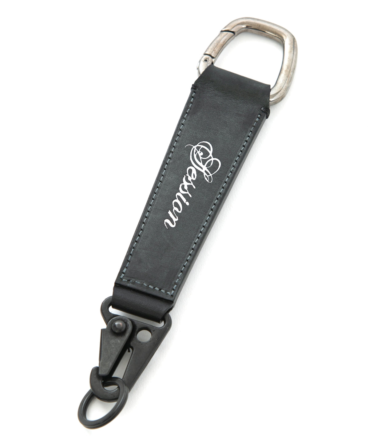 [Session] Italian Shoulder Studded Keychain / Gray