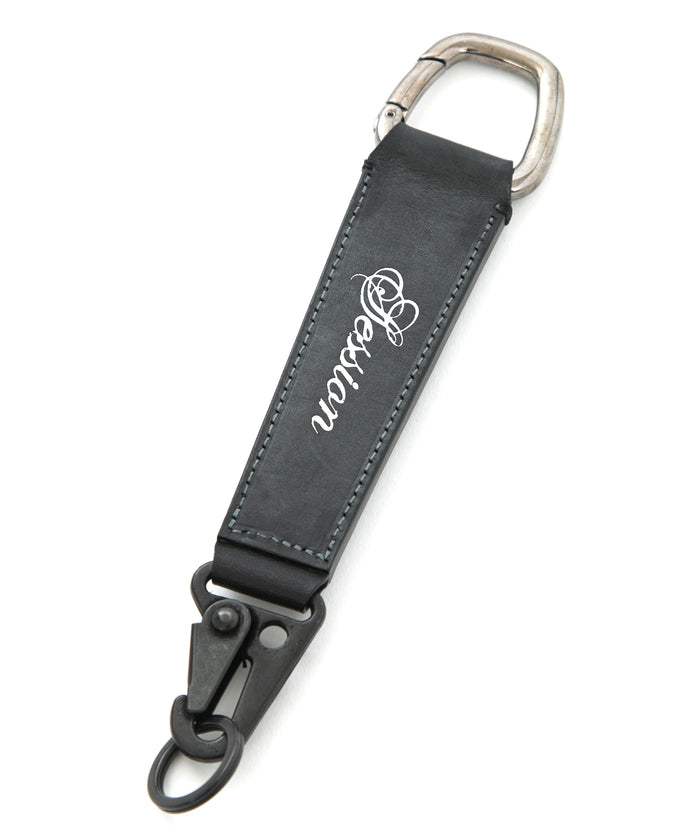 [Session] Italian Shoulder Studded Keychain / Gray