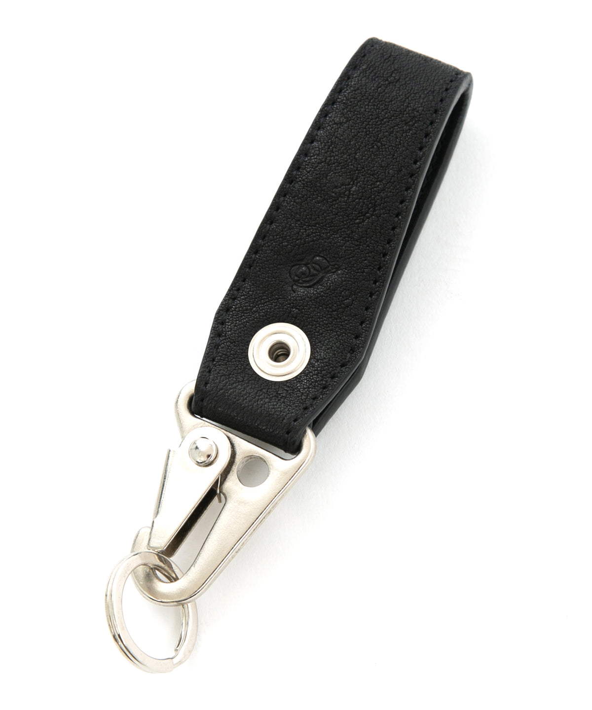 [Session] Pit Vegetable Full tanned Shrank Horse hide Loop Keychain / Black