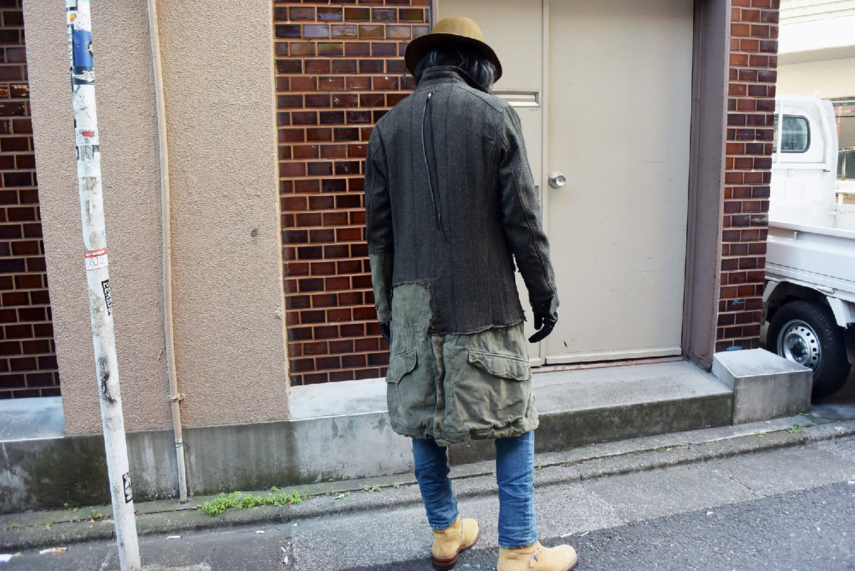 [One-of-a-kind item] Remake Chester coat / KHAKI / L size