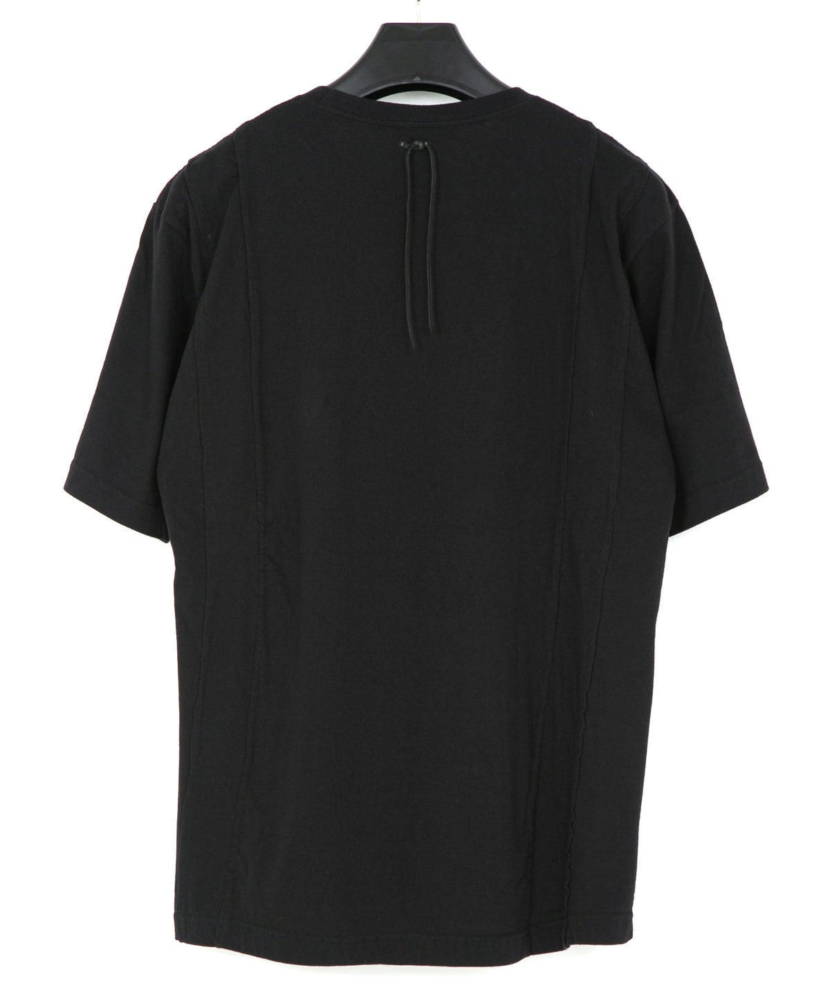 Natural Soft Cotton Oversize BLACK STRUM Crew Neck T-shirt - BLACK