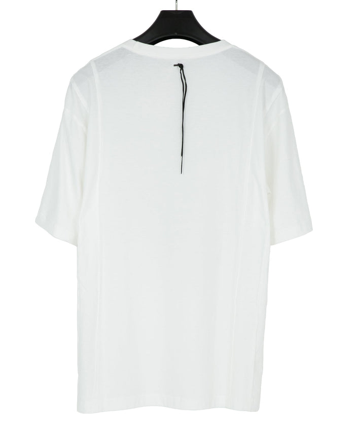 30/- ナチュラルソフト天竺 NISTRUM ワイド Tシャツ - WHITE