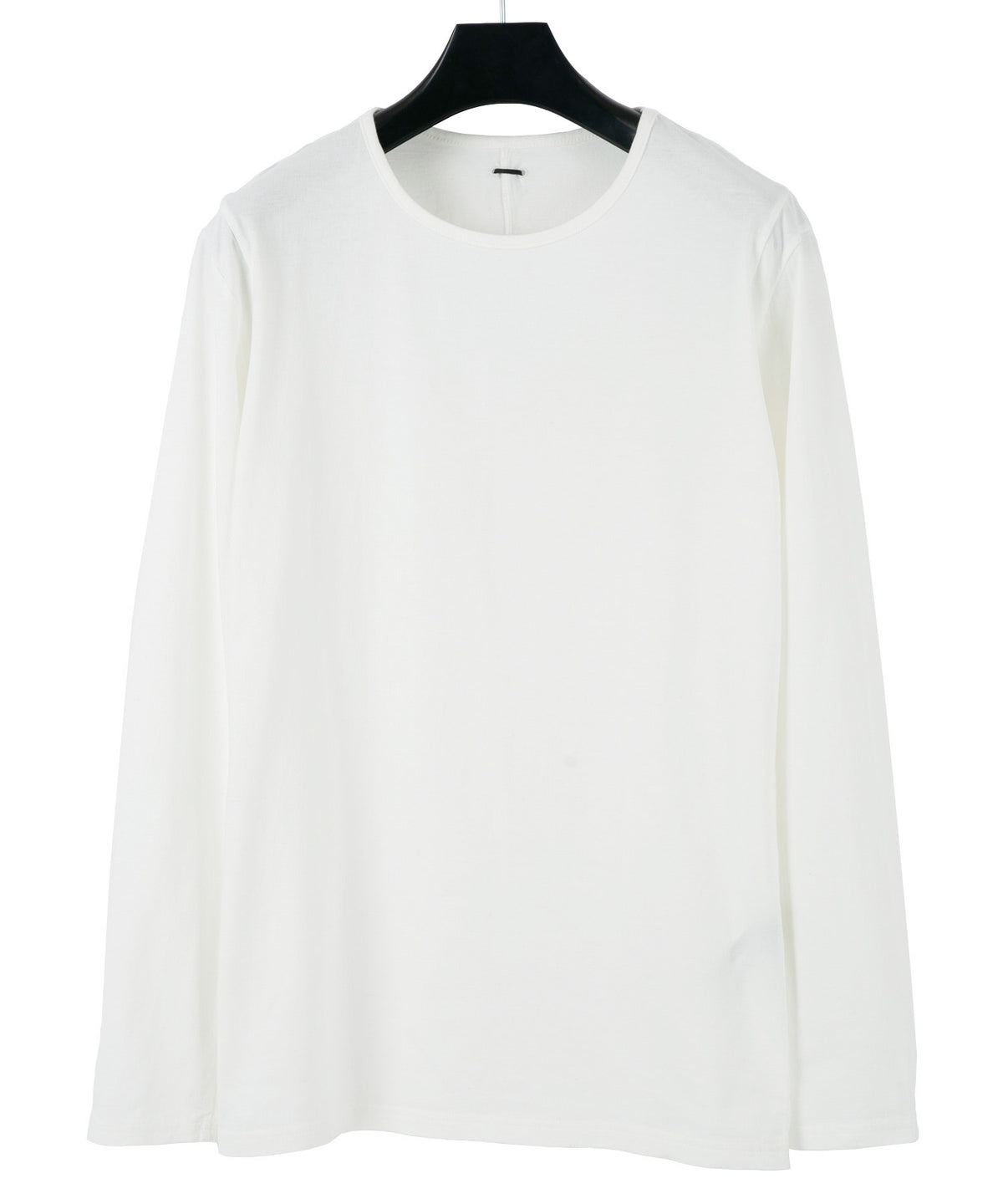 Natural Soft Cotton Plain Stitches Crew Neck T-shirt - WHITE