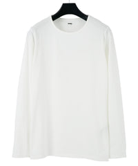 Natural Soft Cotton Plain Stitches Crew Neck T-shirt - WHITE