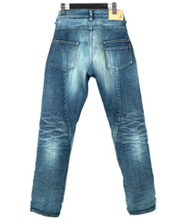 12.5oz Organic Cotton Stretch Denim Regular Straight Jeans - INDIGO