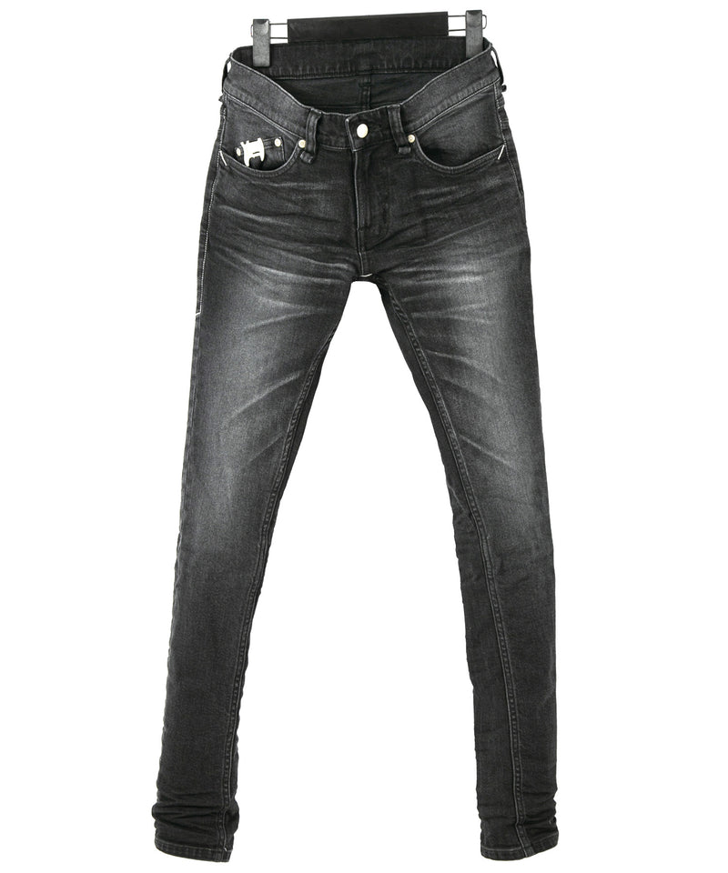 STRUM SKINNY JOHN ハードユーズド加工 34 スキニーパンツ