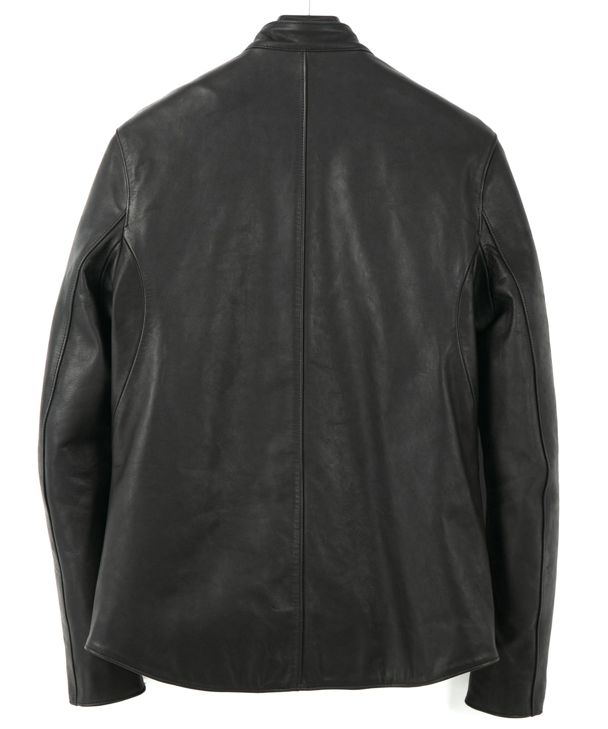 フランスホースハイド JAY セミシングルライダースジャケット - BLACK